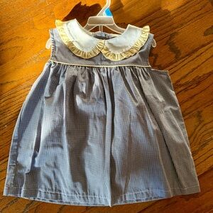 Mary and Grace Peter Pan top with ruffle shorts